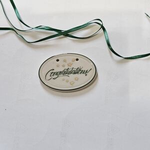 Longaberger Congratulations Basket Tie-On  - #31496 - Trim Any Basket